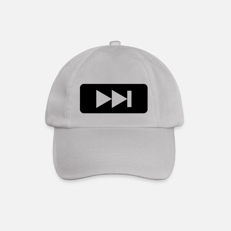 Music,DJ,Forward,DVD - Baseball Cap - grey