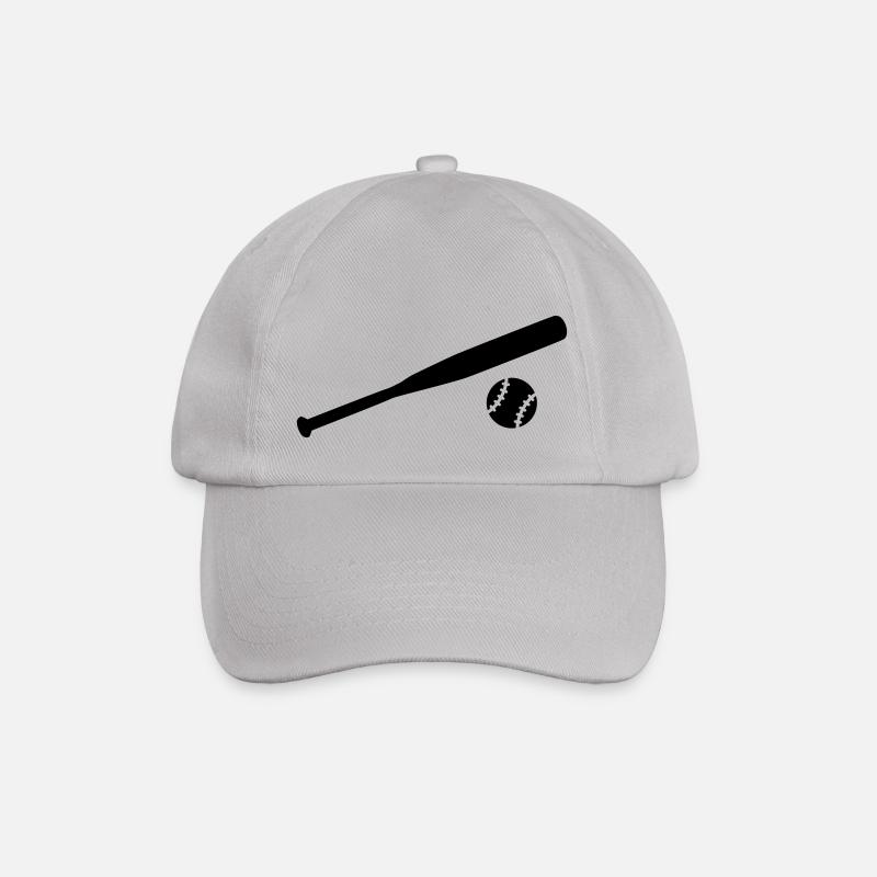 Baseball - Baseballkappe - Grau
