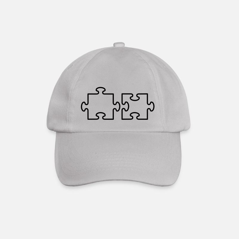 2 Puzzle Teile - Casquette classique - bruyère