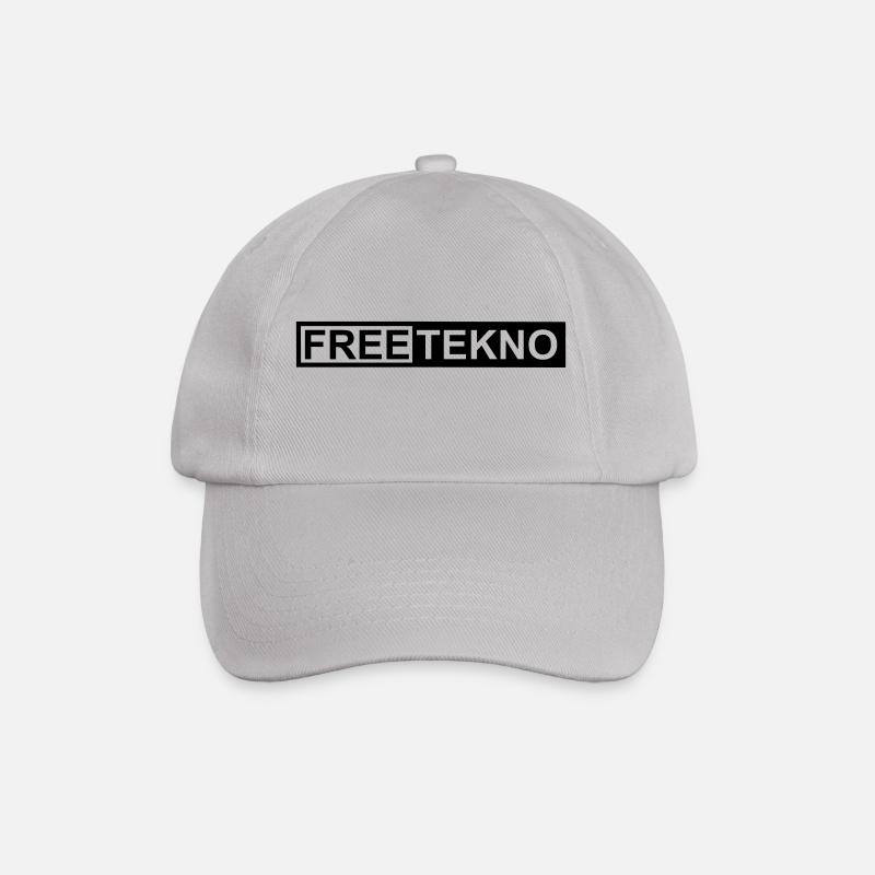FREE TEKNO - Baseballkappe - Grau