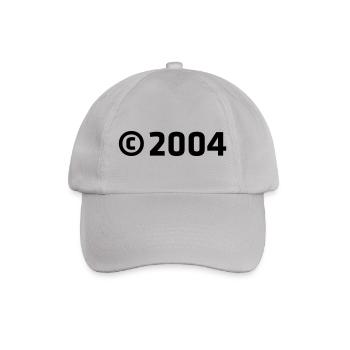 Copyright 2004 - Baseball Cap - grey - Front