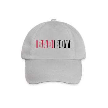 Text Bad Boy - Baseball Cap - grey - Front