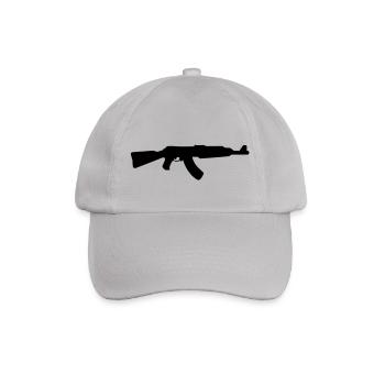 kalaschnikov_ak_47__f1 - Baseball Cap - grey - Front
