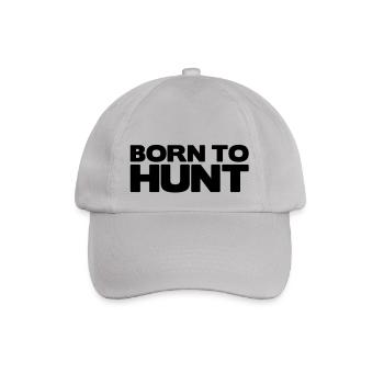 born to hunt - Baseball Cap - grey - Front