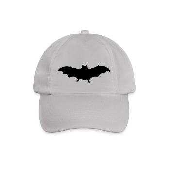 bat - Baseballkappe - Grau - Vorne