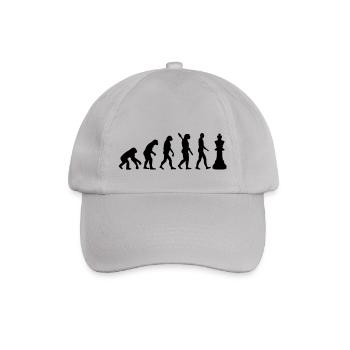 Schach - Baseballkappe - Grau - Vorne