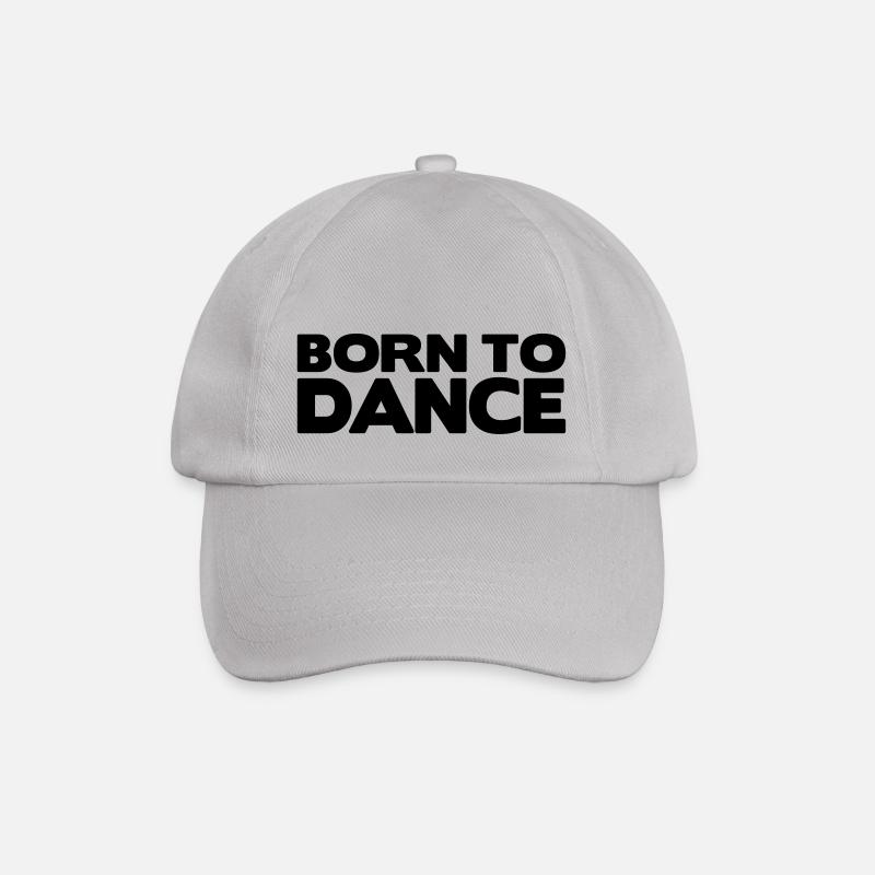 born to dance - Baseballkappe - Grau