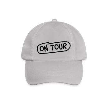 on_tour__f1 - Baseballkappe - Grau - Vorne