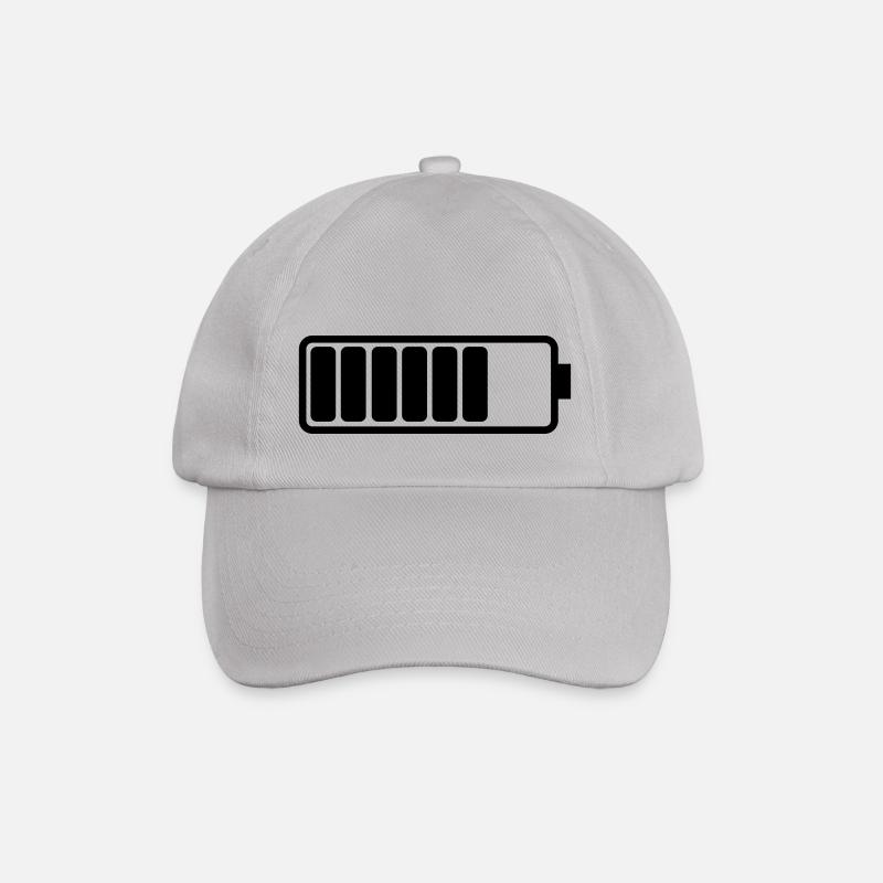 battery_01 - Baseballkappe - Grau