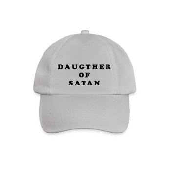 DAUGTHER OF SATAN - Baseballkappe - Grau - Vorne