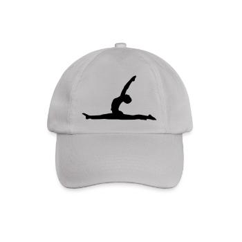 Yoga - Anjaneyasana - Baseballkappe - Grau - Vorne