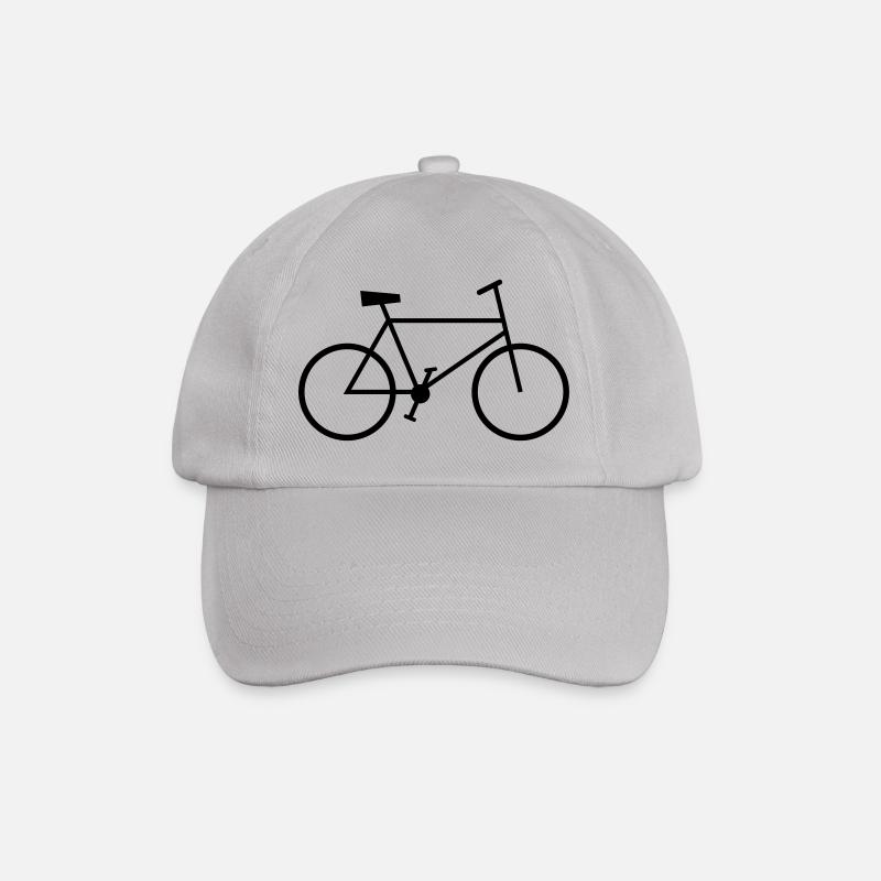 Fahrrad - Baseballkappe - Grau