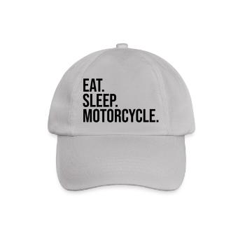 Eat sleep motorcycle - Casquette classique - bruyère - Devant