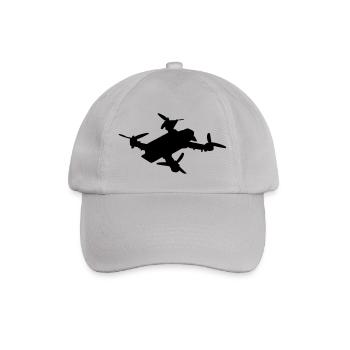 Drohne 2 - Baseballkappe - Grau - Vorne