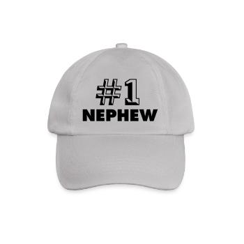 number one nephew - Baseball Cap - grey - Front