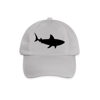 SHARK - Baseball Cap - grey - Front