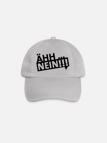 ähh … nein!!! (dh) - Baseballkappe - Grau