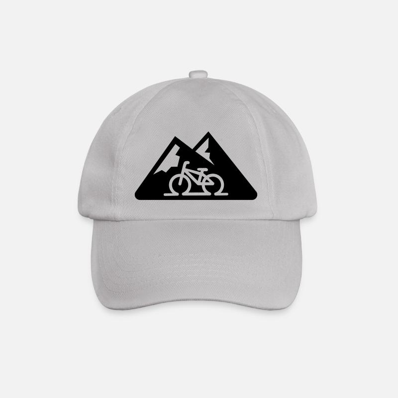 mountainbike - Baseballkappe - Grau