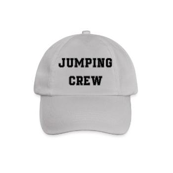 jumping trampolin girl jumpen jump Geschenk - Baseballkappe - Grau - Vorne