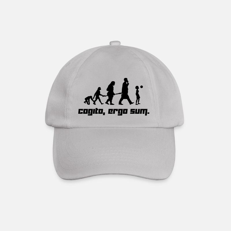 Cogito, ergo sum. (Vector) - Baseballkappe - Grau