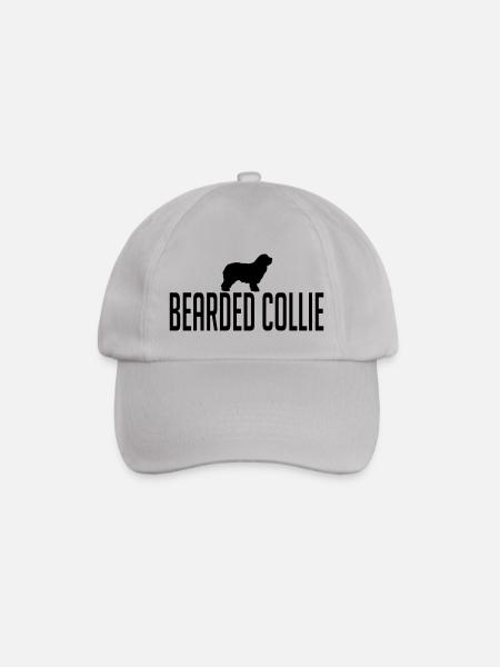 BEARDED COLLIE Hunderasse - Baseballkappe - Grau