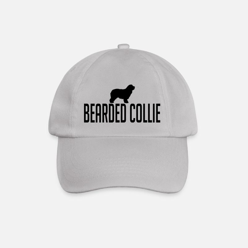 BEARDED COLLIE Hunderasse - Baseballkappe - Grau