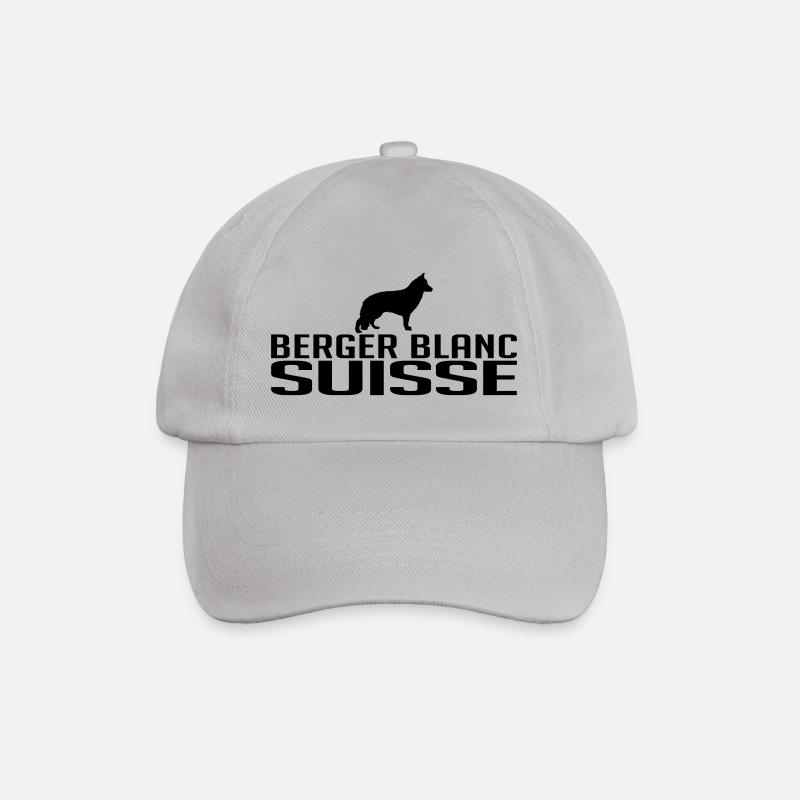 BERGER BLANC SUISSE Hunderasse - Baseballkappe - Grau