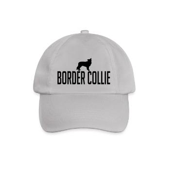 BORDER COLLIE dog - Baseball Cap - grey - Front