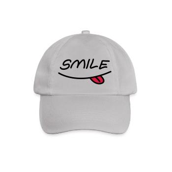 Smiley bouche - Casquette classique - bruyère - Devant