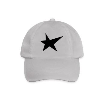 stern / star - Baseballkappe - Grau - Vorne