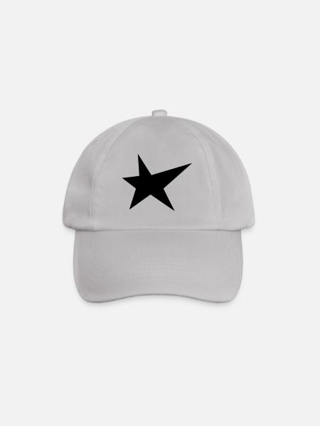 stern / star - Baseballkappe - Grau