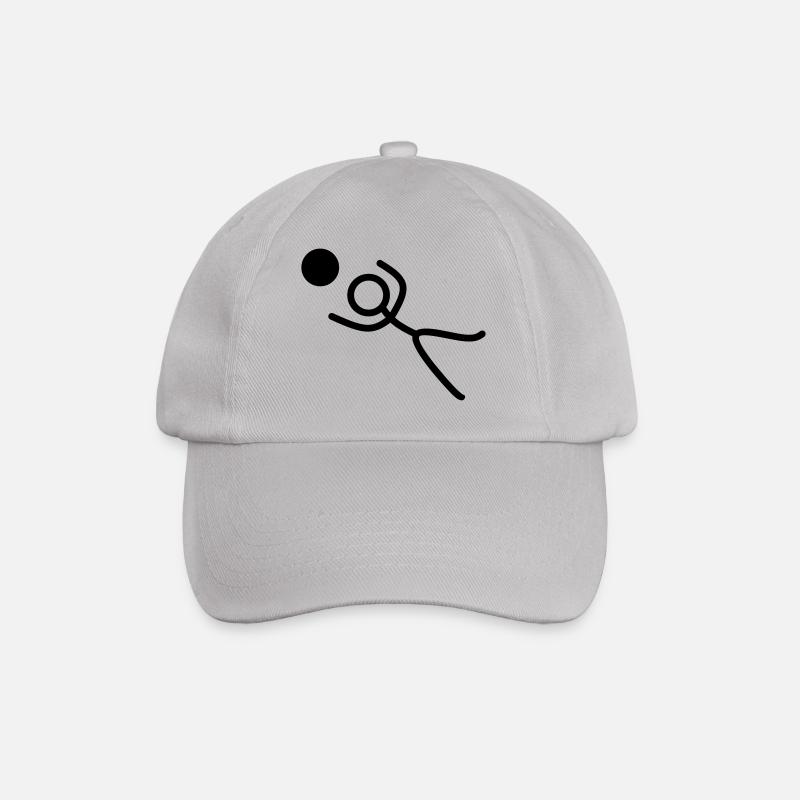 Stickman Torwart - Baseballkappe - Grau