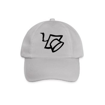 studentenkappe - Baseballkappe - Grau - Vorne