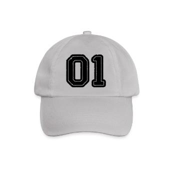 01 - Baseballkappe - Grau - Vorne