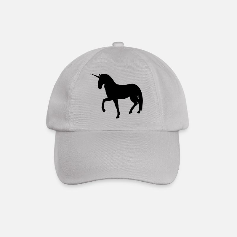 Einhorn - Baseballkappe - Grau