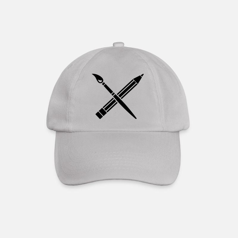 Künstler - Baseballkappe - Grau