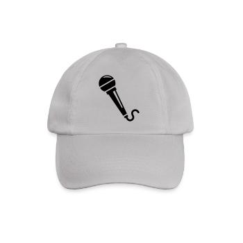 Microphone - Baseball Cap - grey - Front