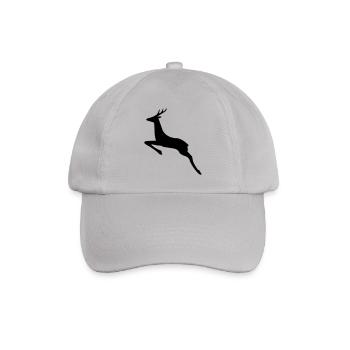 Springender Bock - Baseballkappe - Grau - Vorne