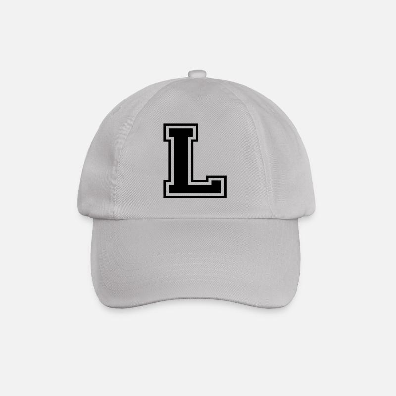 L - Baseballkappe - Grau