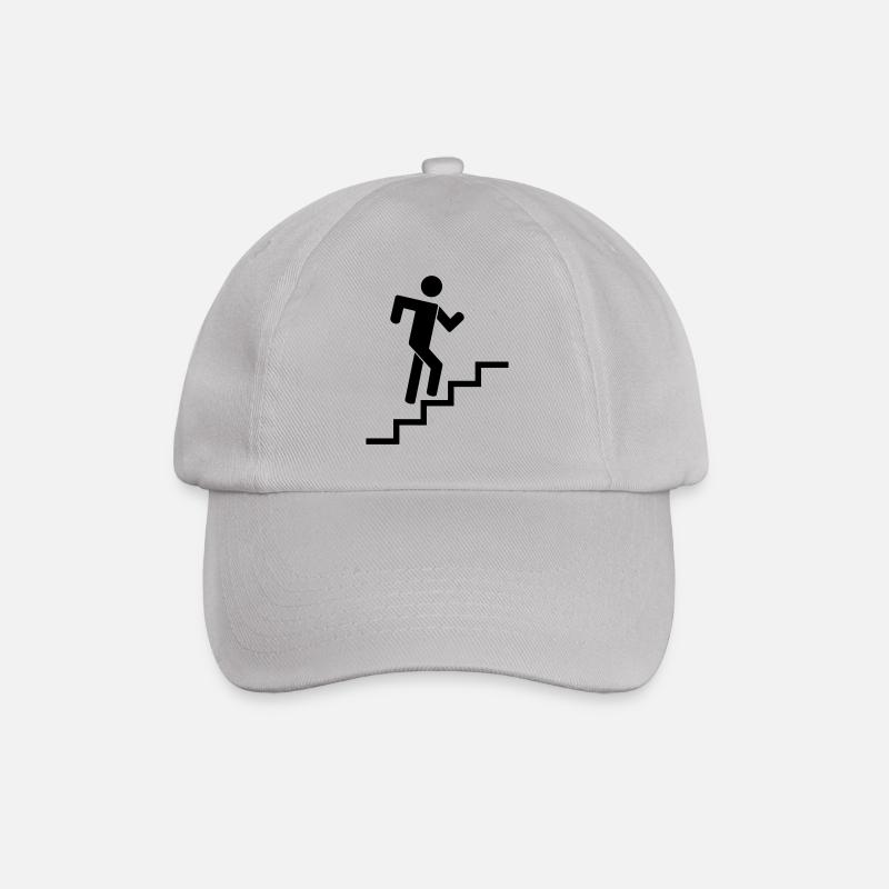 stairs runner - Baseballkappe - Grau