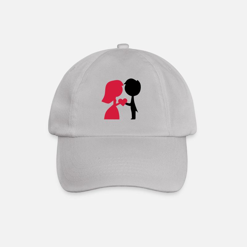 Heiraten - Baseballkappe - Grau