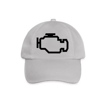 Check Engine Light - Baseball Cap - grey - Front