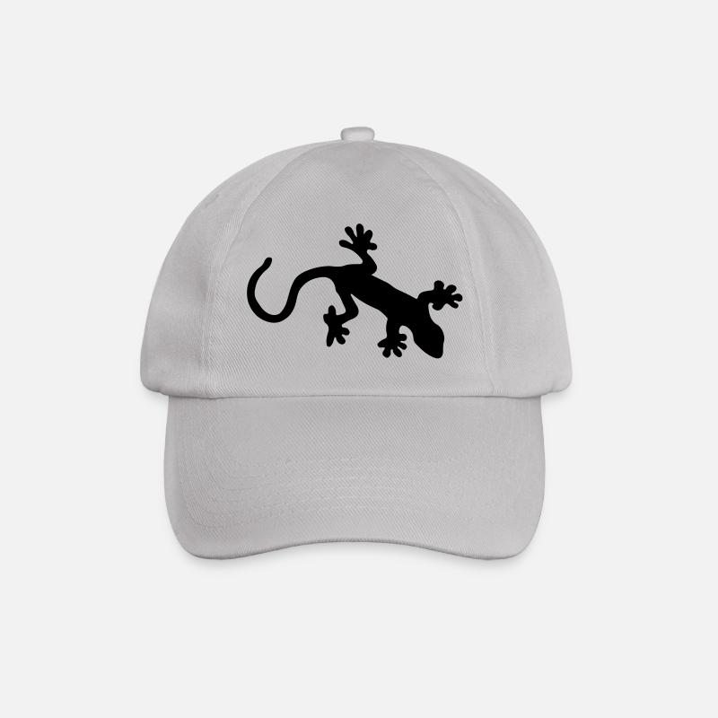 gekko - Baseballkappe - Grau