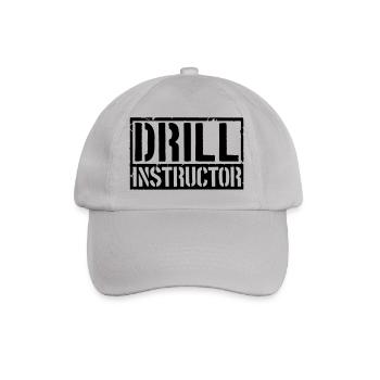Drill Instructor Schild - Baseballkappe - Grau - Vorne