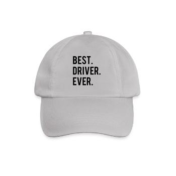 Best Driver Ever - Baseballkappe - Grau - Vorne