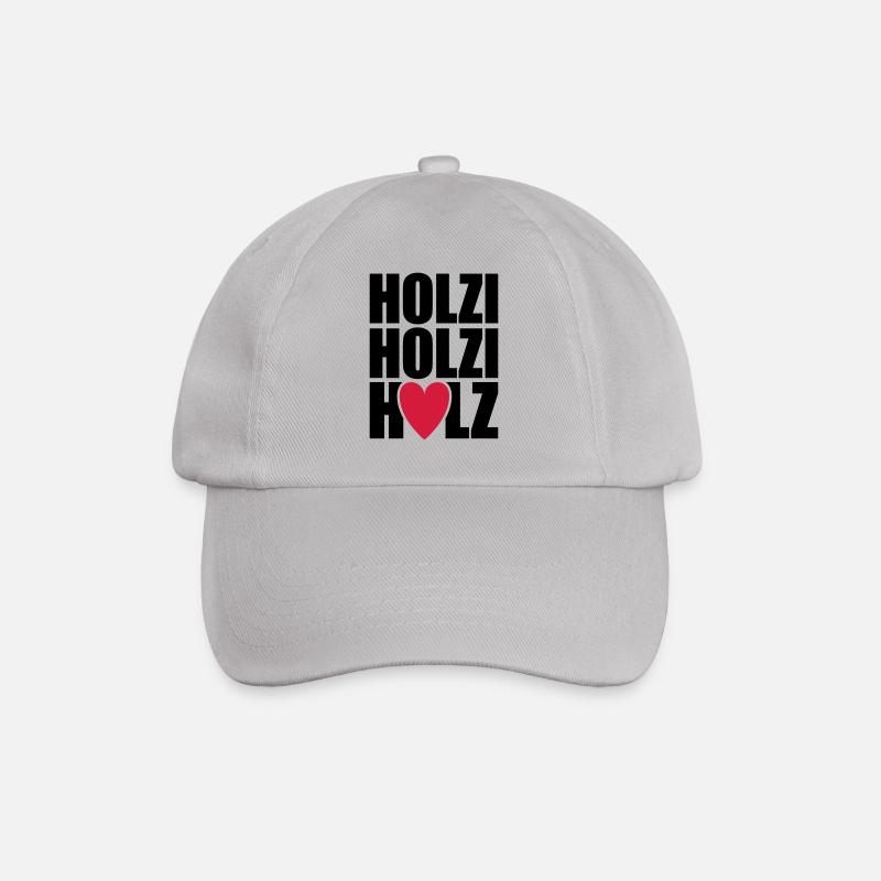 Holzi Holzi Holz - Baseballkappe - Grau