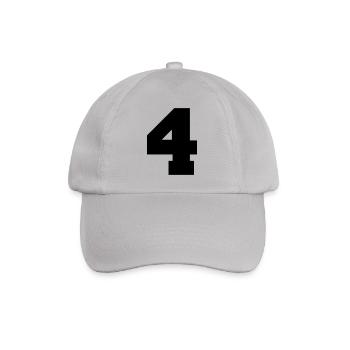 4 - Baseballkappe - Grau - Vorne