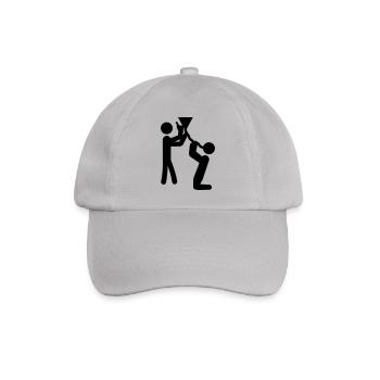 drinking_extreme_1 - Baseballkappe - Grau - Vorne