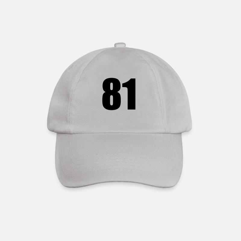 81 - Baseballkappe - Grau