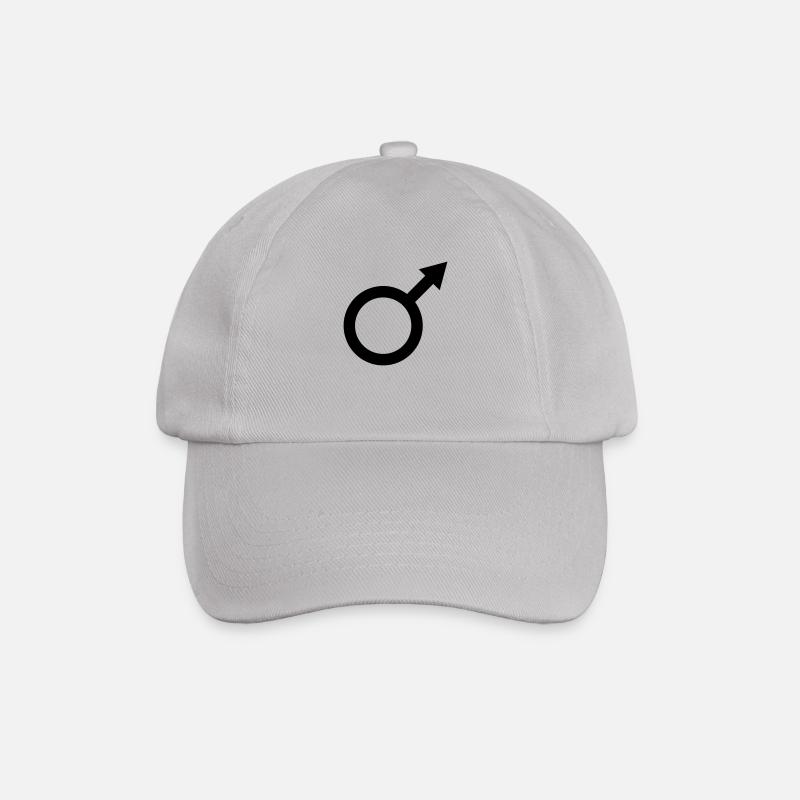 Mann - Baseballkappe - Grau